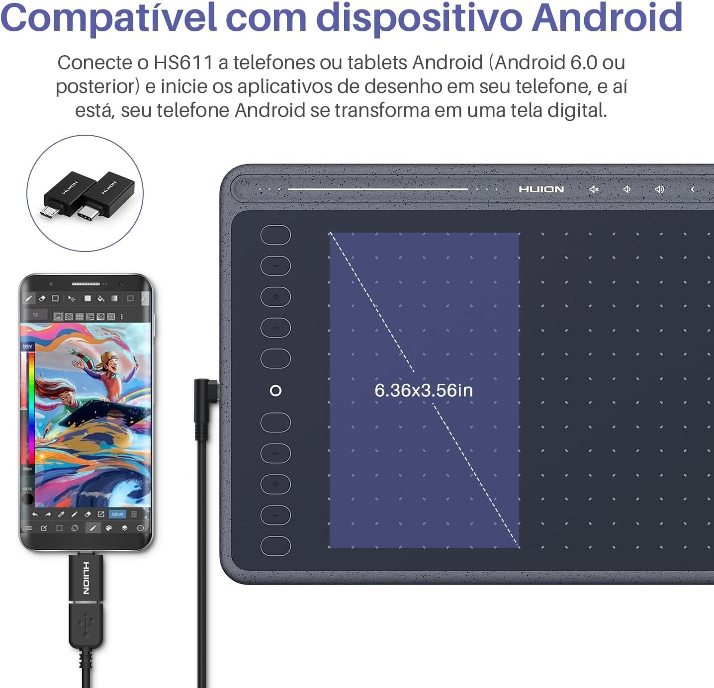 Graphics Drawing Tablet Android Support Digital Art Tablet