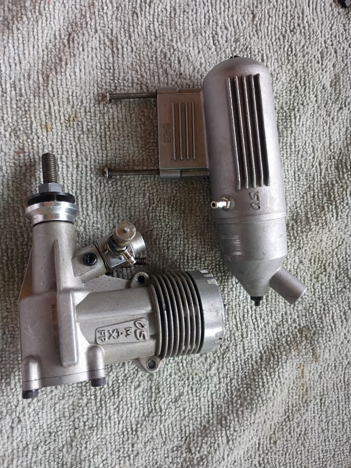 O.S. .35 FP R/C Engine. Low Time Nice Condition.