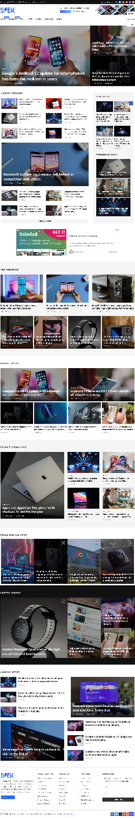 Modern Tech Website Design with Free VPS Web Hosting and Installation