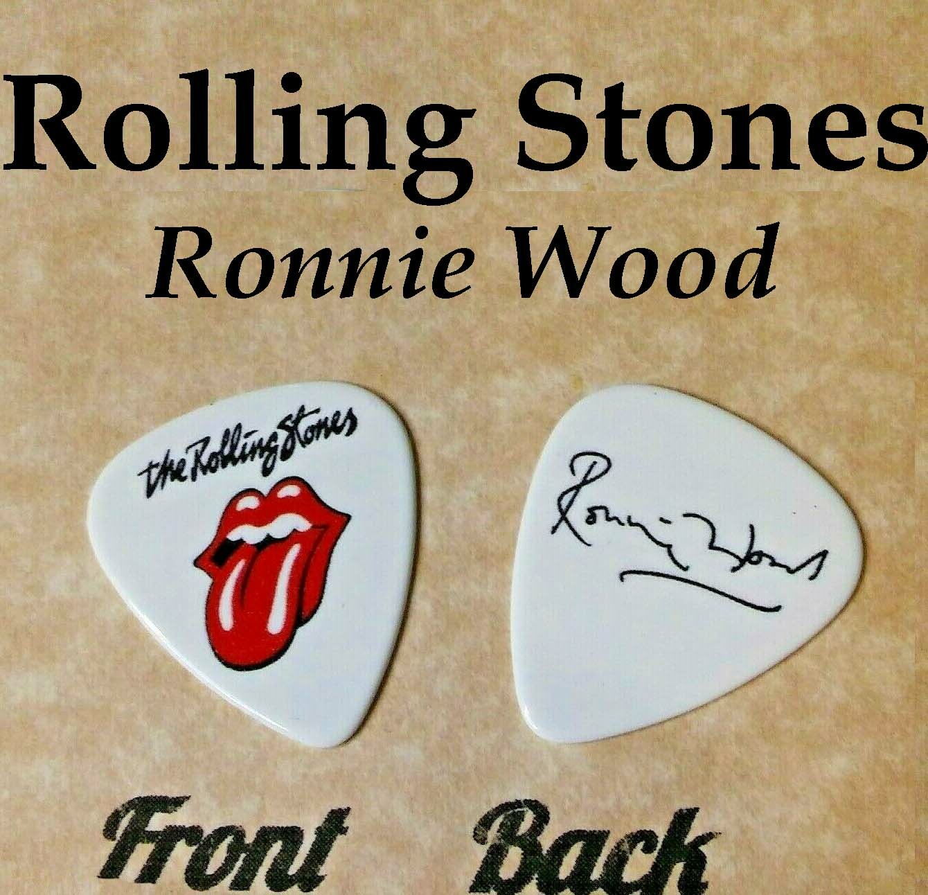 Classic  Rock band double sided signature Novelty guitar pick  (s-T16)