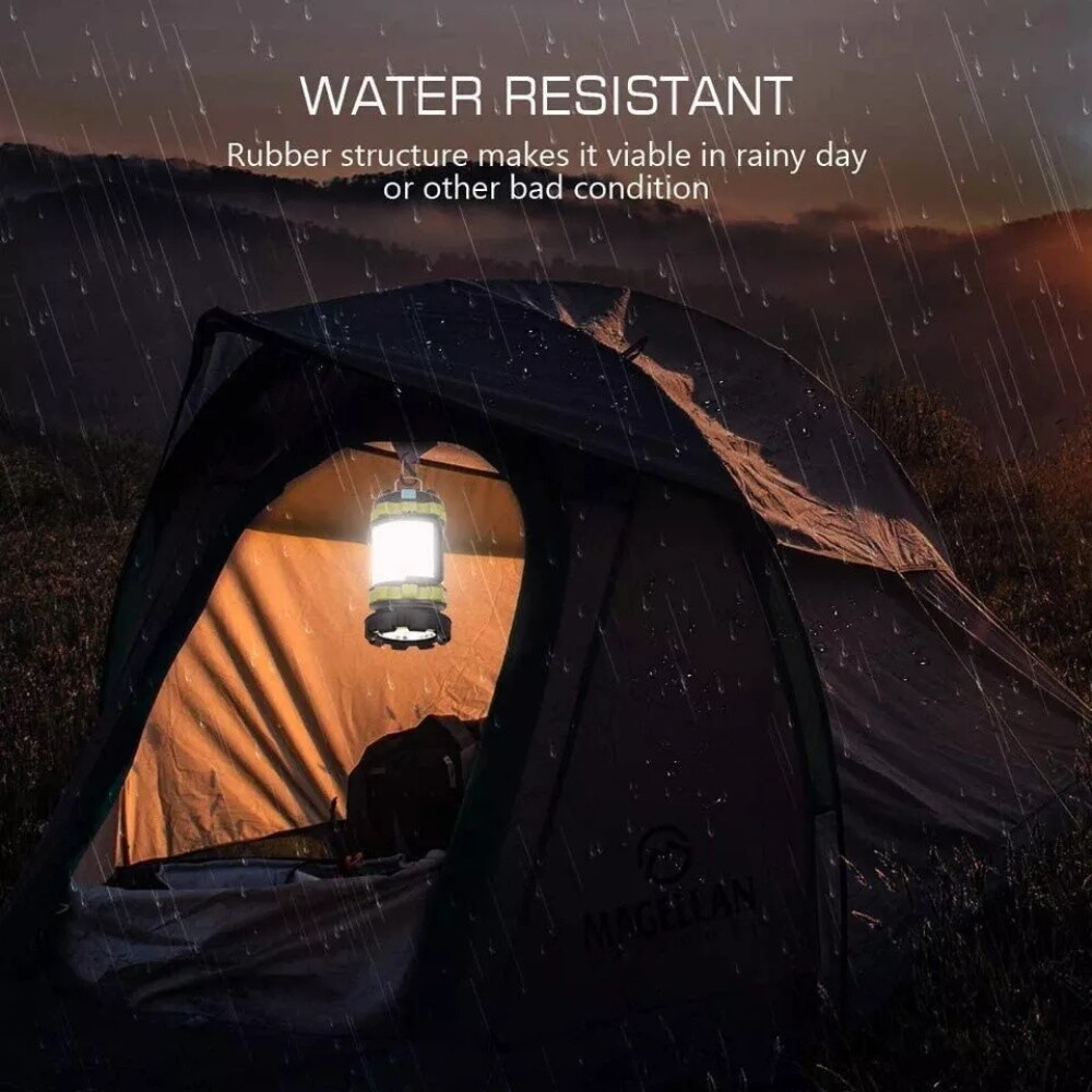 LED Camping USB Lantern Rechargeable Camping Tent Light Lamp Flashlight Portable