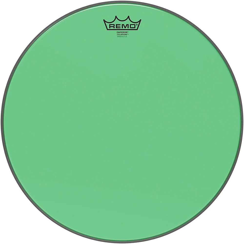 Remo Emperor Colortone Green Drum Head 16 in.