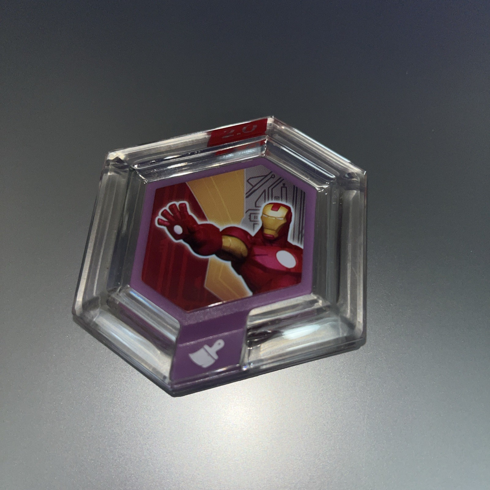 Disney Infinity 2.0 Power Disc Iron Man Stark Tech EUC