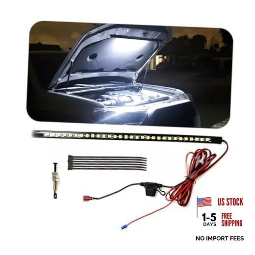 12V LED Work Light Kit for Cars - 12V Under Hood Inspection Lights - Automatic