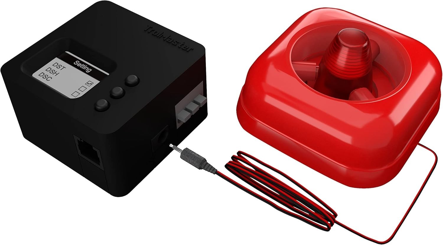 NEW TrolMaster AS-1 CO2 Alarm Station (Audio/Visual) with Cable Set
