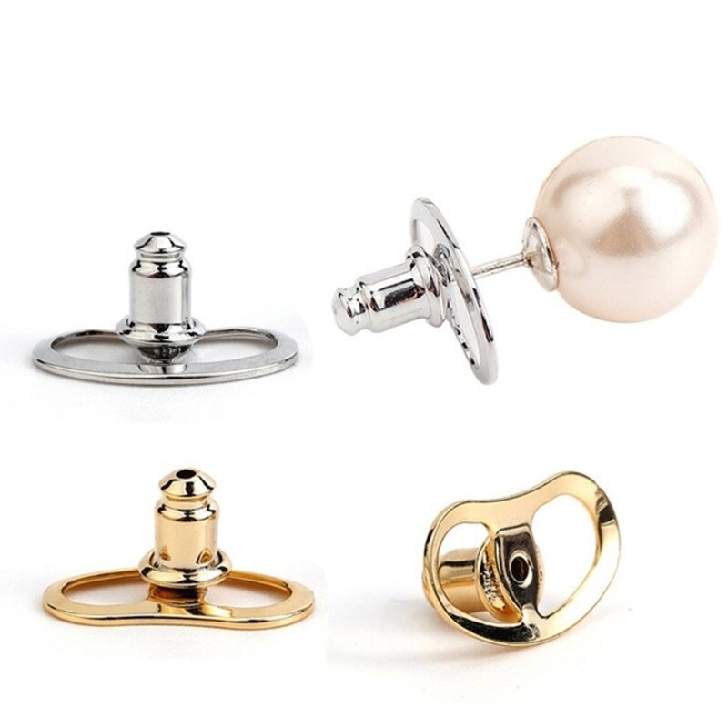6pcs Mixed Color Earring Backs for Secure Hold on Heavy Ear Accessories