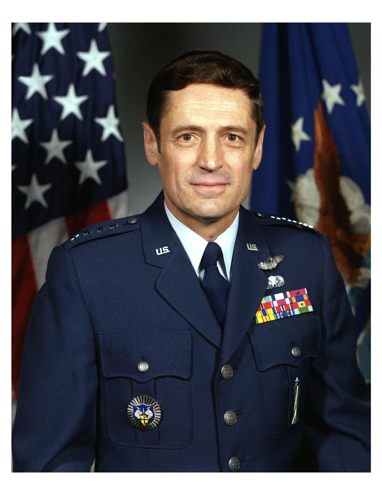 United States Air Force General Robert T. Herres 8x10 Photo On 8.5" x 11"