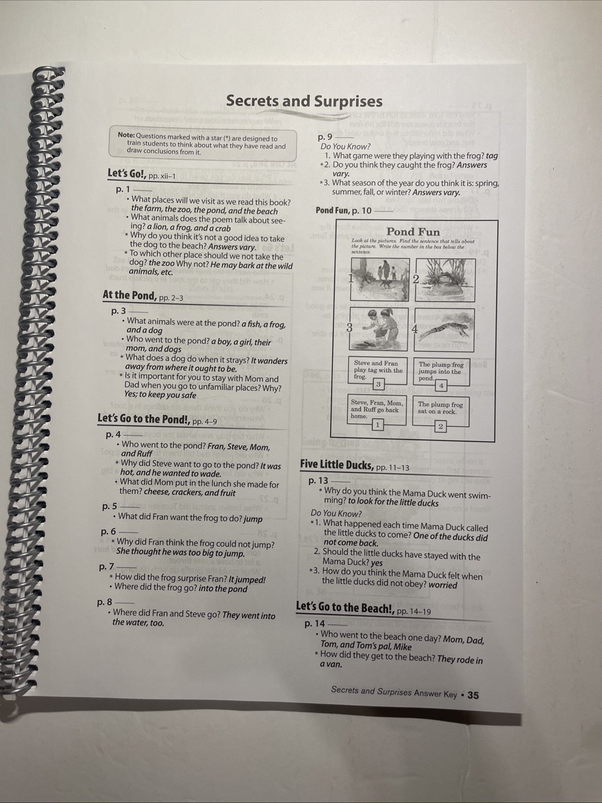 📚ABEKA 1st Grade READING 1 Answer Key