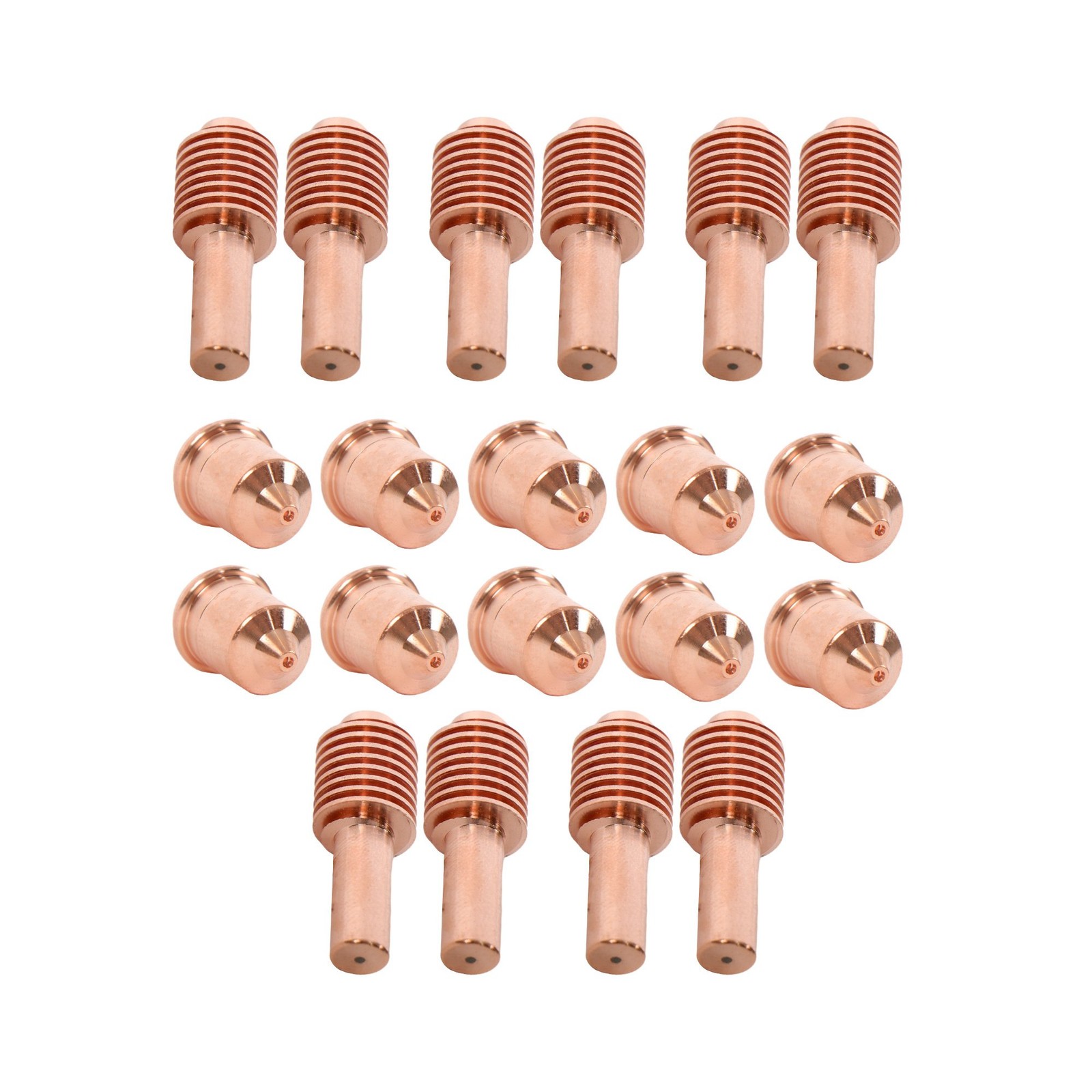 20 Pcs 220671 Plasma Mechanized Cutting Nozzle and 220669 Plasma Electrode Tips