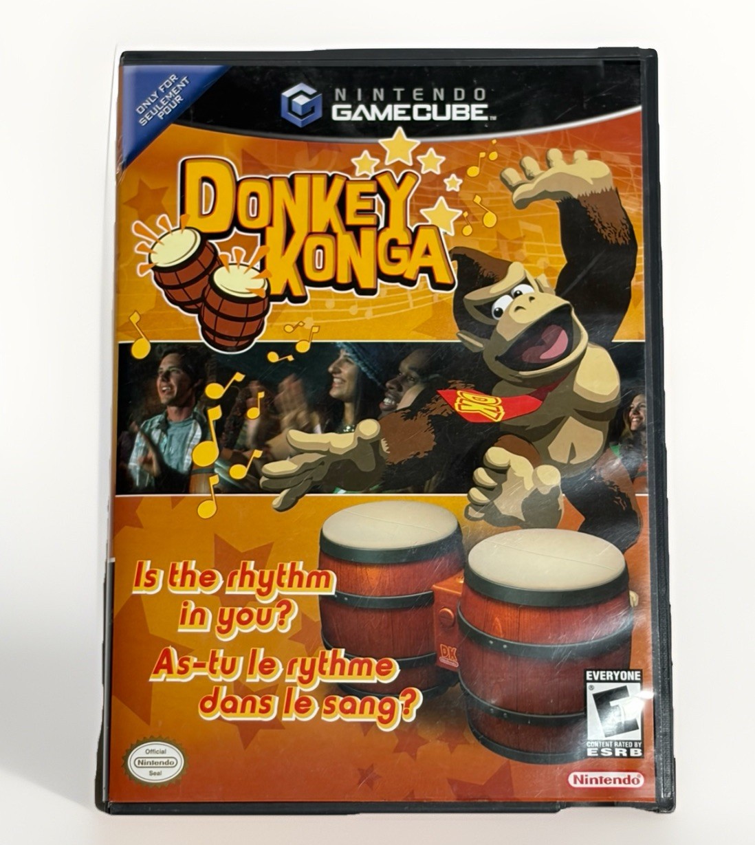 Nintendo GameCube Donkey Konga – English & French Version – Case Only