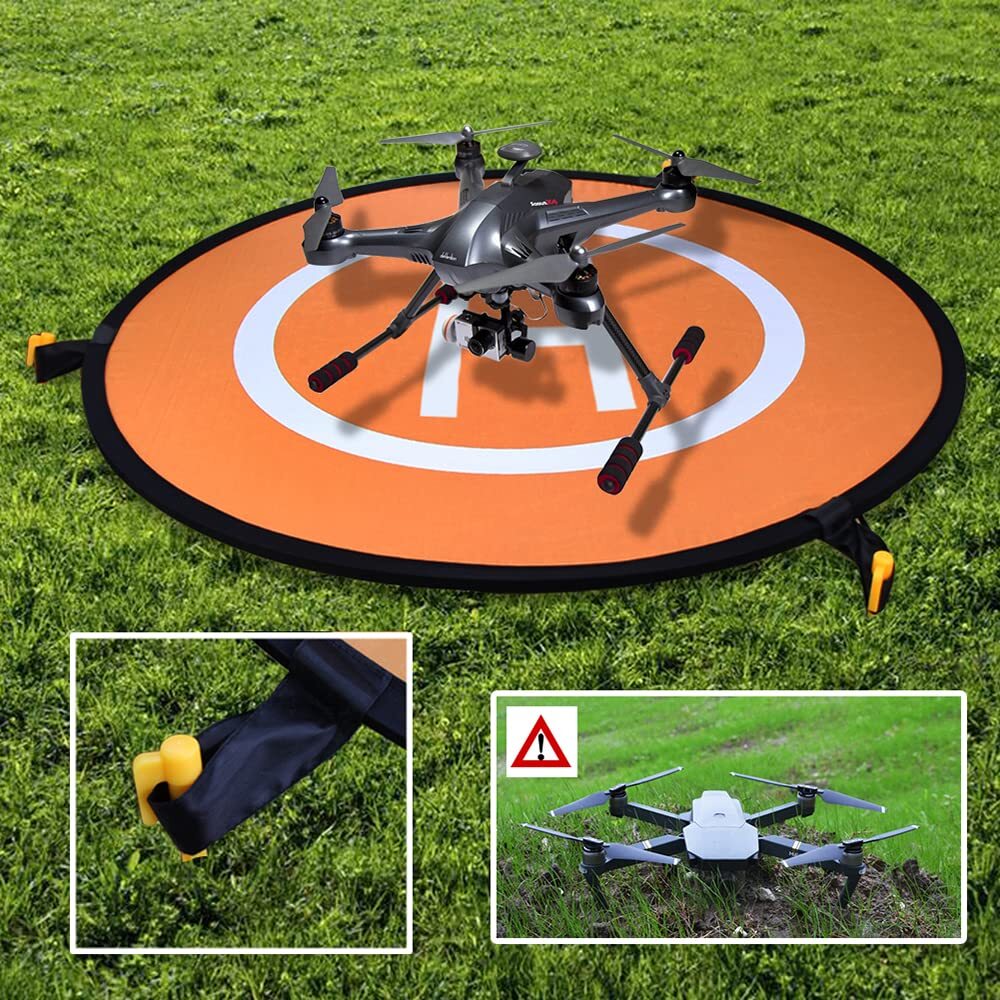 Pista de aterrizaje de drones plegable para RC Drones Helicopter Pad