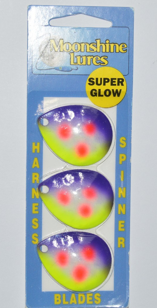 acme moonshine lures spinner blades colorado blade #5 jj mac muffin