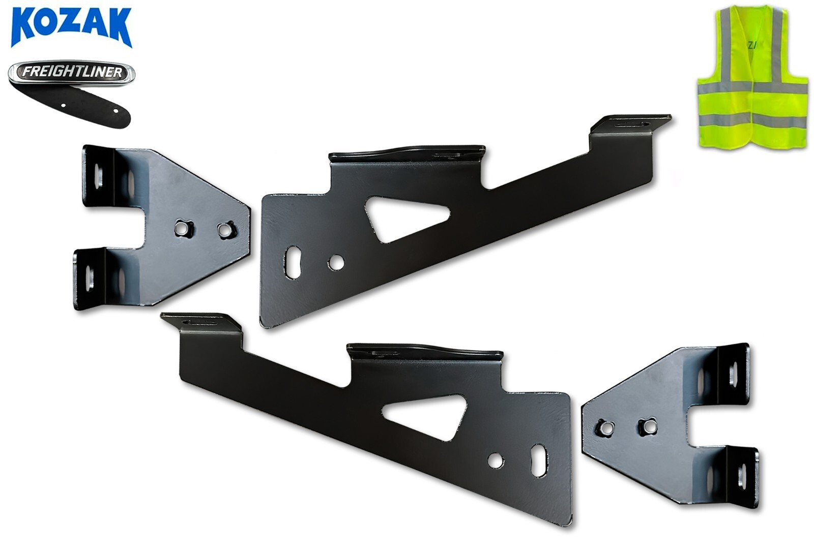 Support Lower Brackets Set fits Lower Fairing Freightliner Cascadia 08-17 Narrow