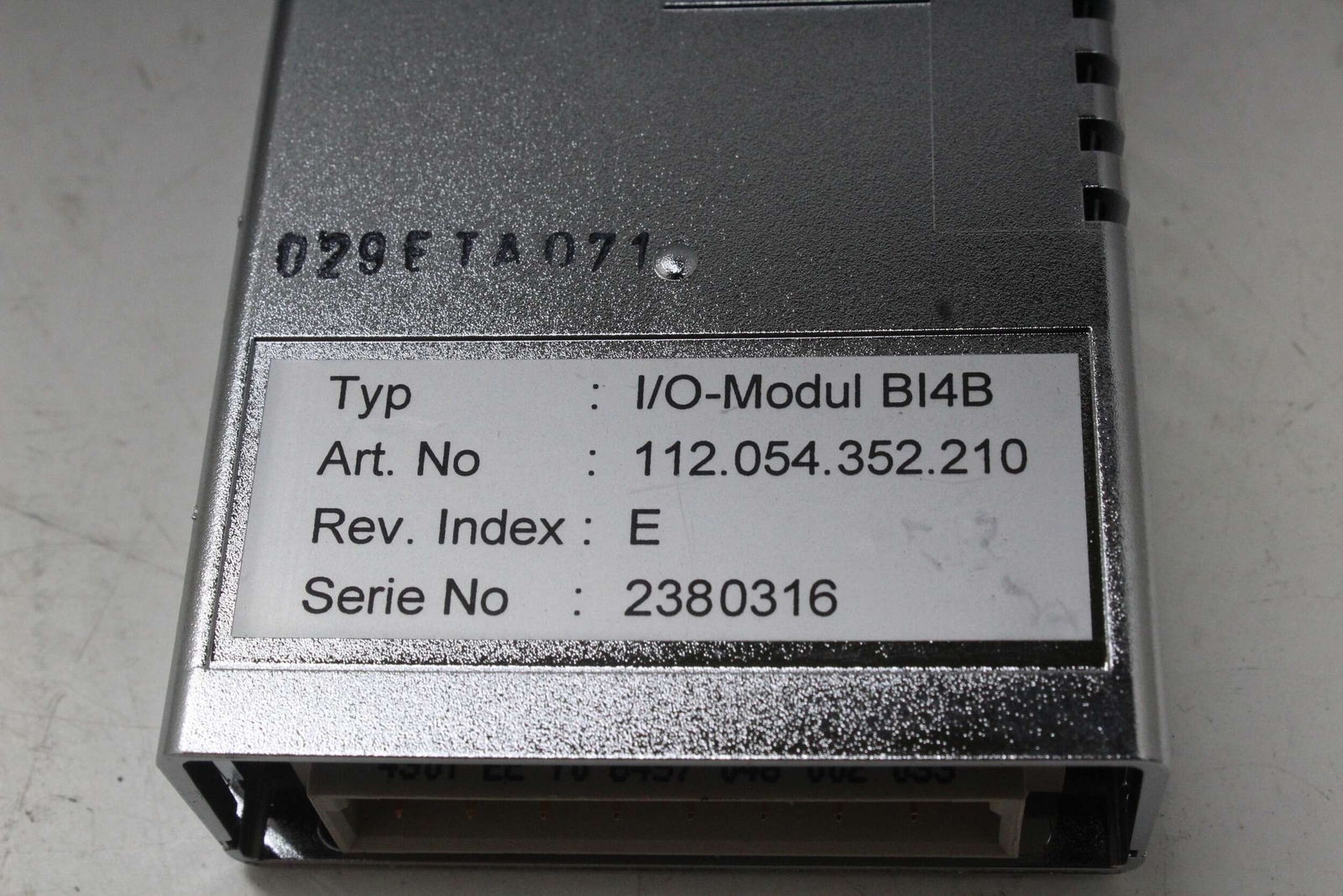 SULZER I/O-Modul BI4B