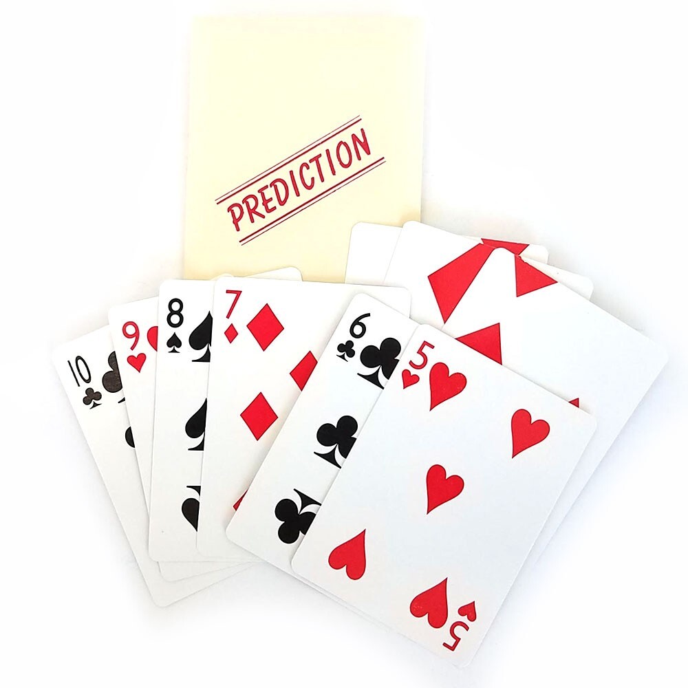 Mis-Prediction (9 card version) - Reveal a Selected Card In a Unique Way