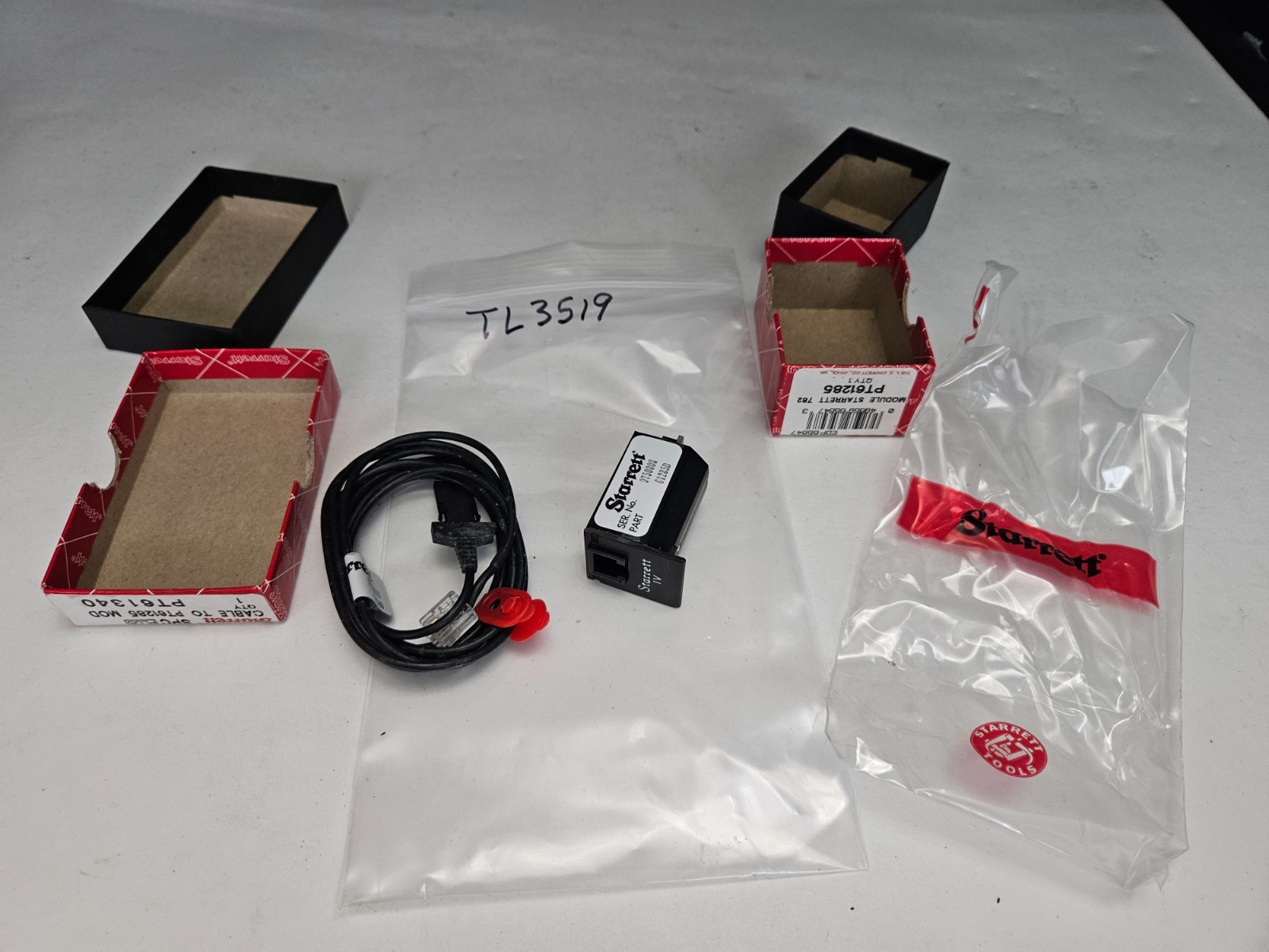 STARRETT #PT61285 CABLE & MODULE 782 W/BOXES (TL3519)