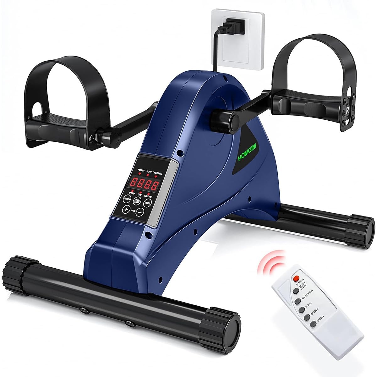 Motorized Mini Exercise Bike Electric Pedal Exerciser for Seniors Rehab Train...