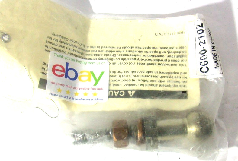 Hubbell CHANCE C600-2102 Ground Ball Stud Short 1" (25mm)