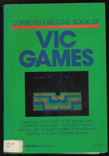 COMPUTE!'s SECOND BOOK OF VIC GAMES 1984   FREE Shipping