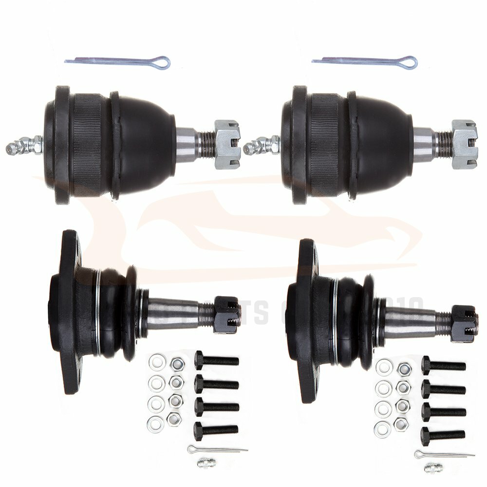 4Pcs Upper & Lower Ball Joints For Chevelle GTO Camaro 64-68-72 Nova Cutlass
