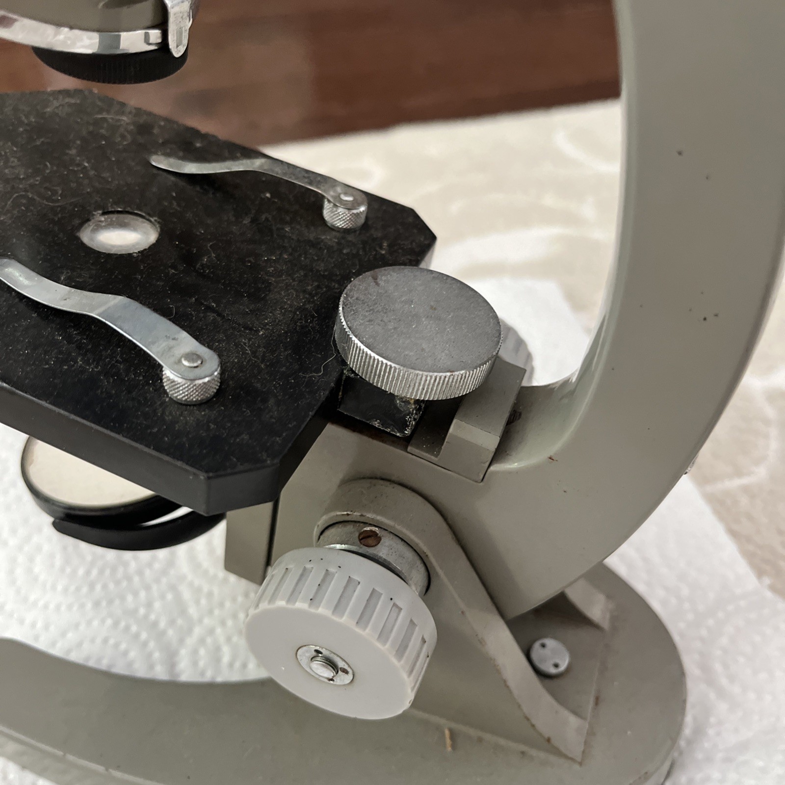 VINTAGE OLYMPUS ELGEET 256764 MICROSCOPE- JAPAN