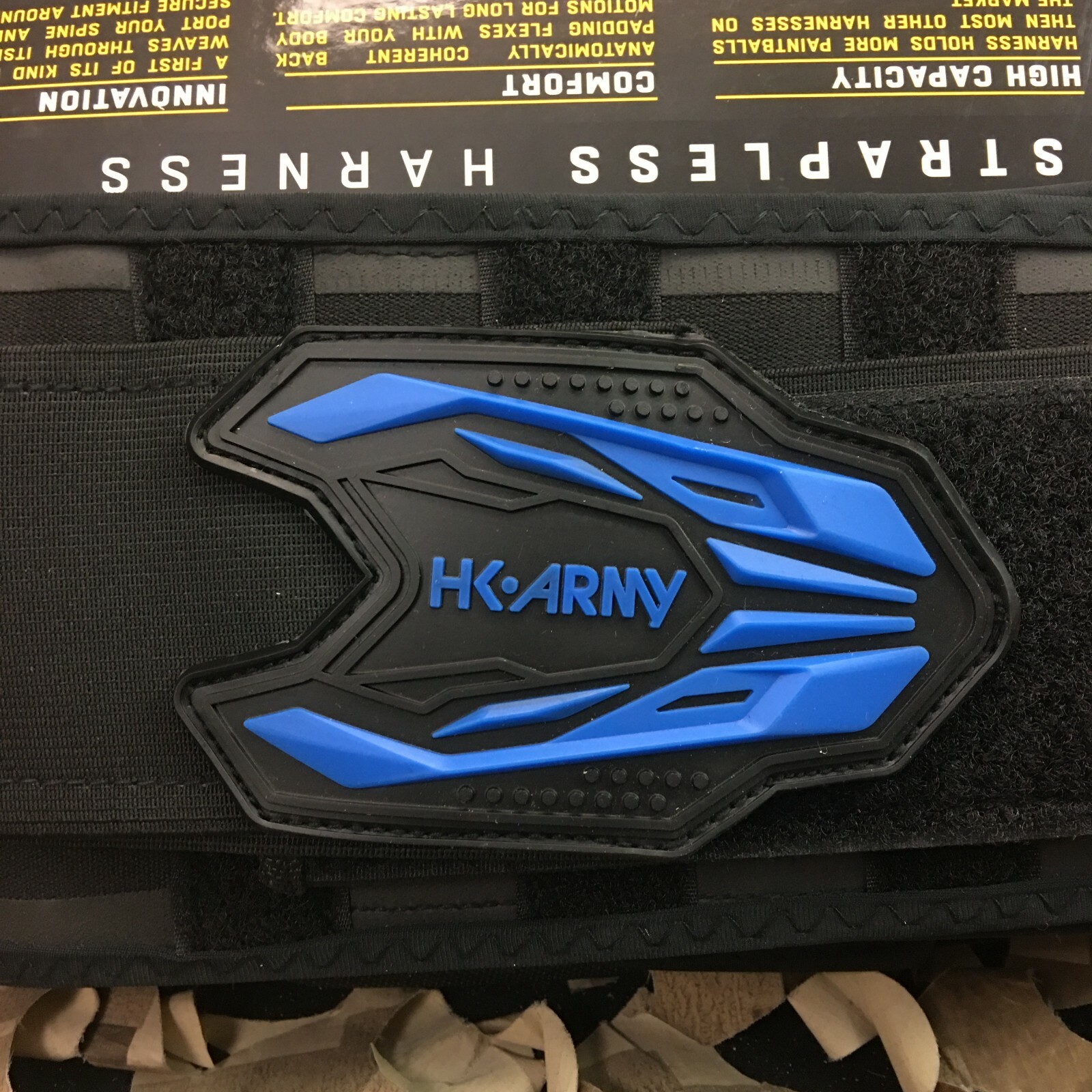 NEW HK Army Zero-G 2.0 5+4+4 Paintball Harness - Black/Blue