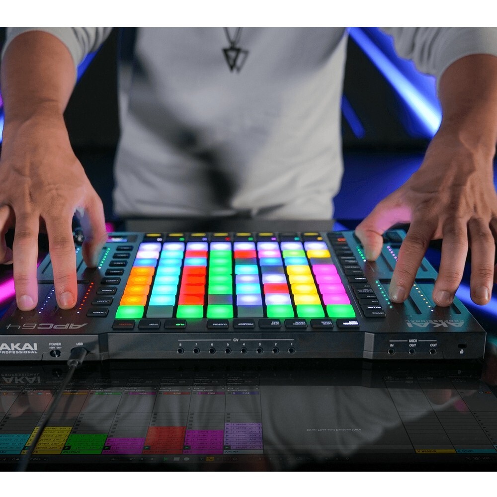AKAI PROFESSIONAL APC64 Ableton Live Controller with Sequencer and Touchstrips
