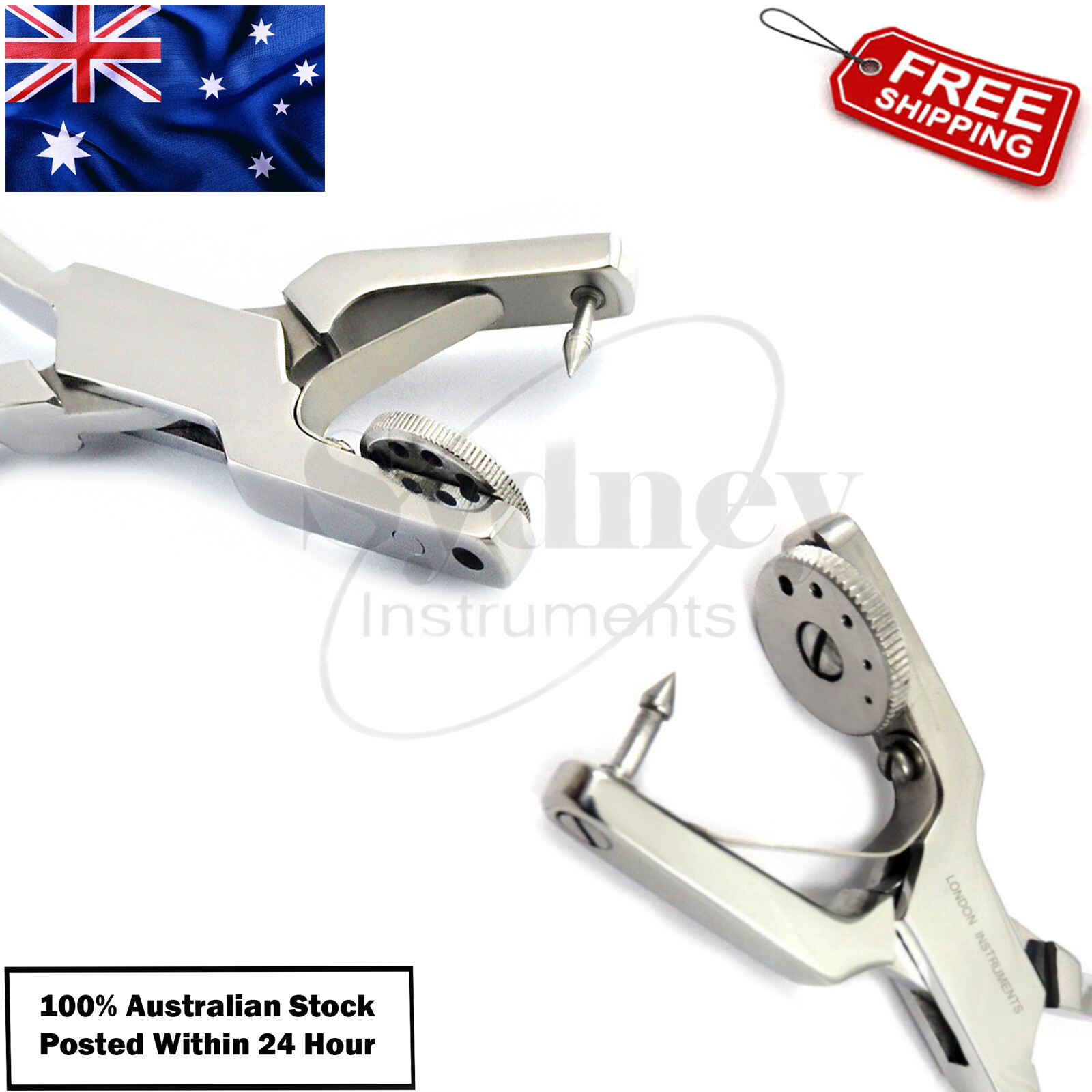 RUBBER DAM AINSWORTH HOLE PUNCH PLIER ENDODONTIC FORCEPS LAB
