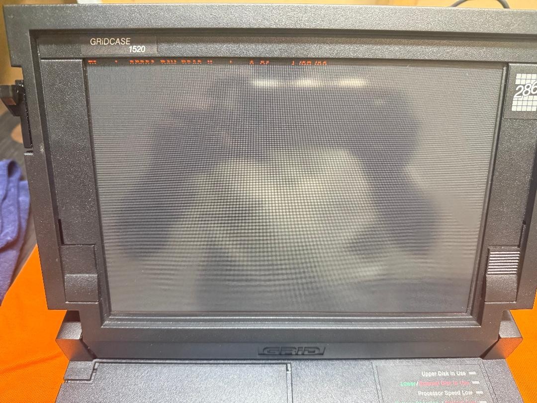 Vintage Grid Systems Gridcase 1520 286 Laptop Computer Fully Working • Floppy