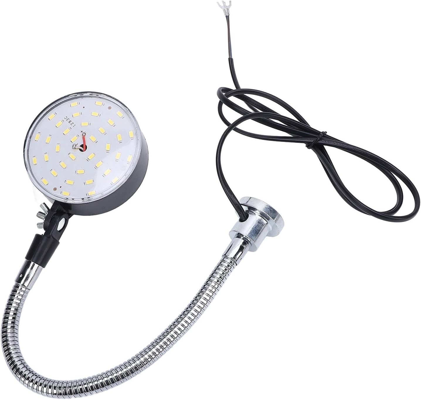 Flexible Gooseneck LED Machine Light 18W 44 LEDs Magnetic Base Shop Tool Lamp