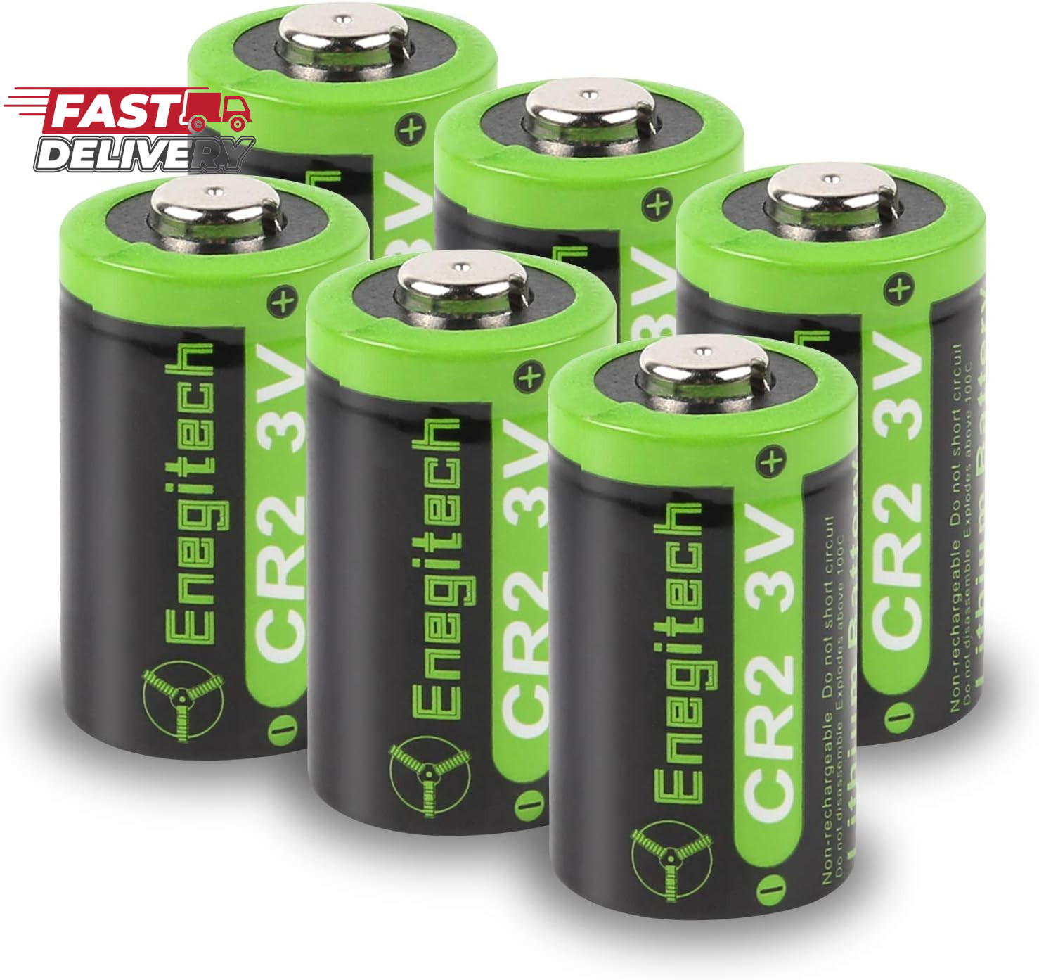 Enegitech CR2 Battery, CR15H270 3V Lithium Battery 1000Mah for Golf Rangefinder,