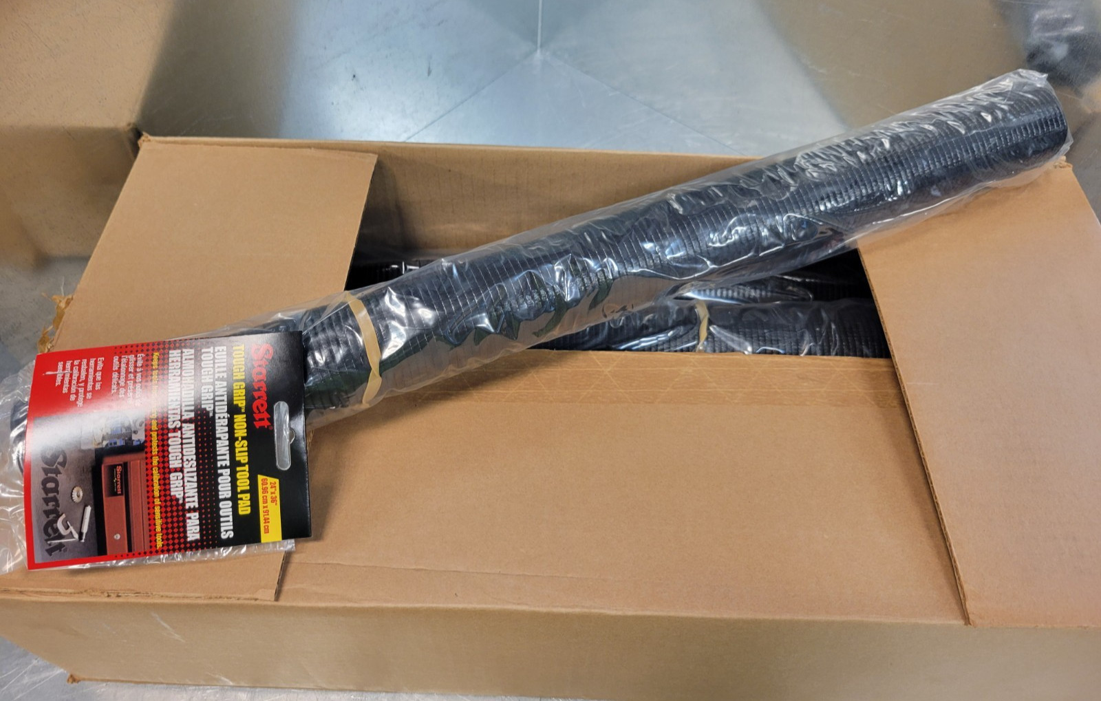 Box of 10 Starrett 24" x 36" Tough Grip Non-Slip Tool Box Pad Liner *TG-36