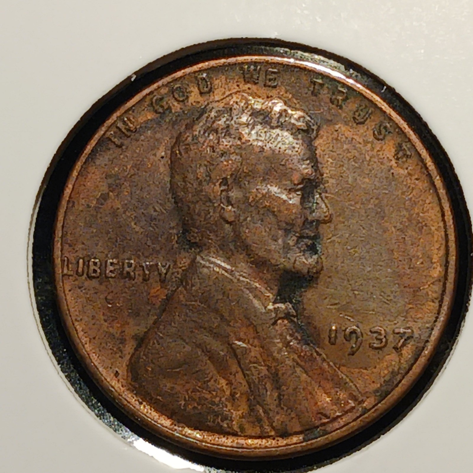 1937   Lincoln Wheat Cent Cir.