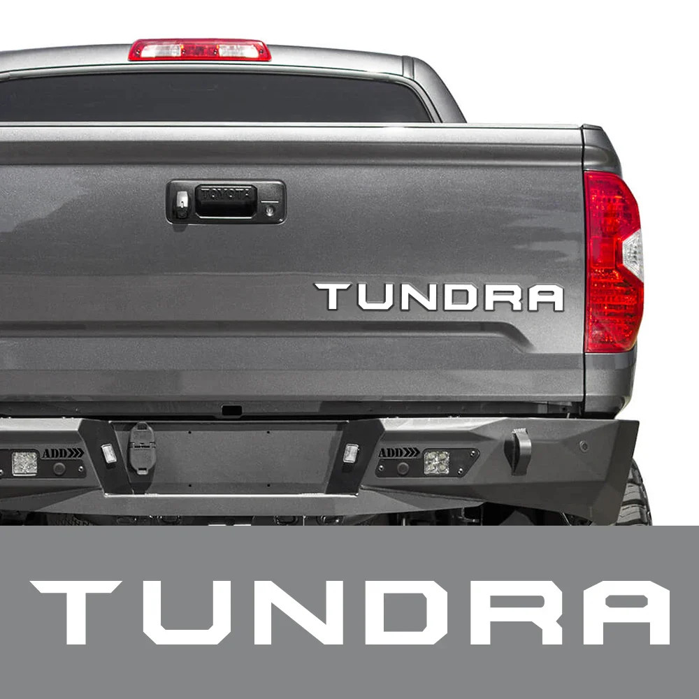 Aftermarket  Tailgate Insert & Indent Letter Decal for Toyota Tundra (2014–2019)