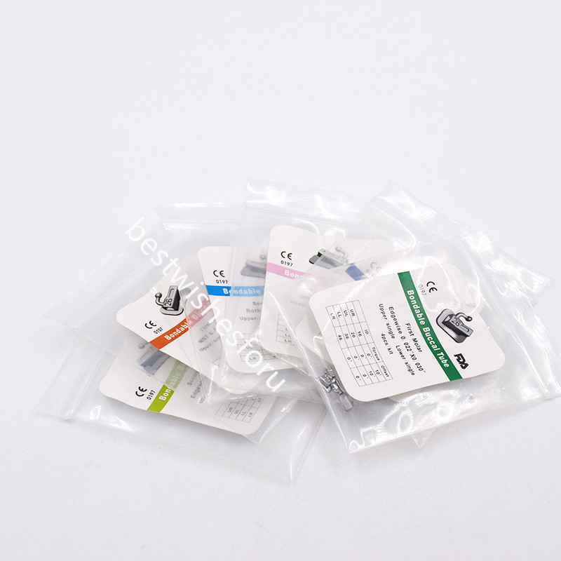 Dental Buccal Tube MBT/Roth/Edgewise 022/018 1st/2nd Bondable Non-convertible FU