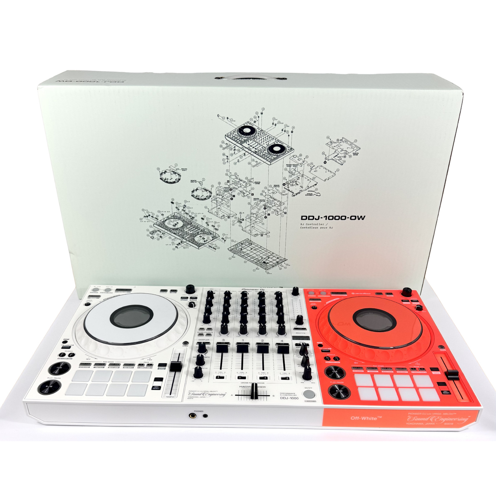 OFF WHITE Pioneer DDJ-1000-OW Limited Edition DJ Controller Virgil Abloh