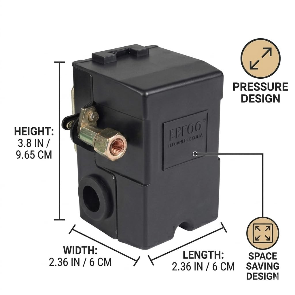 Craftsman Sears Air Compressor Pressure Switch W/ Unloader Replacement New