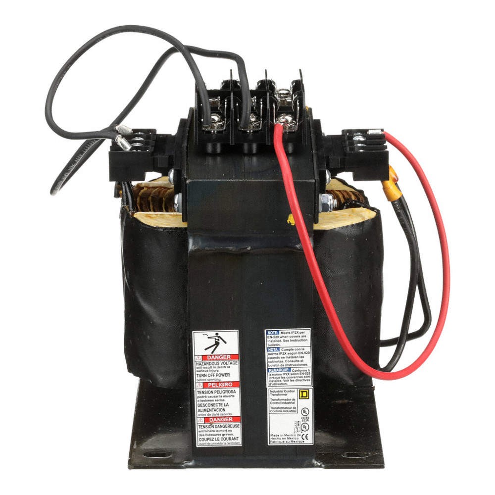 SQUARE D 9070TF1500D1 Control Transformer,1.5kVA,7.46 In. H 1YUX7