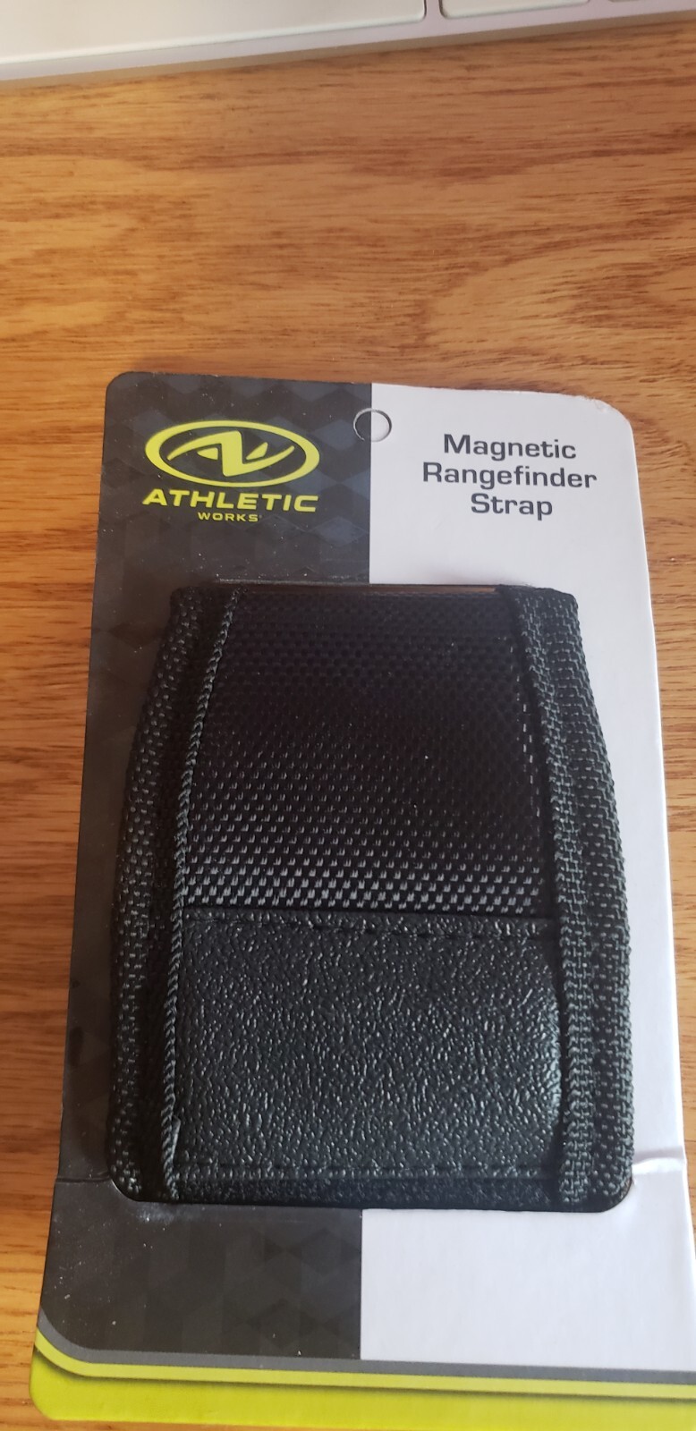 Brand New - Athletic Works Magnetic Golf Rangefinder Cart Strap Universal Black