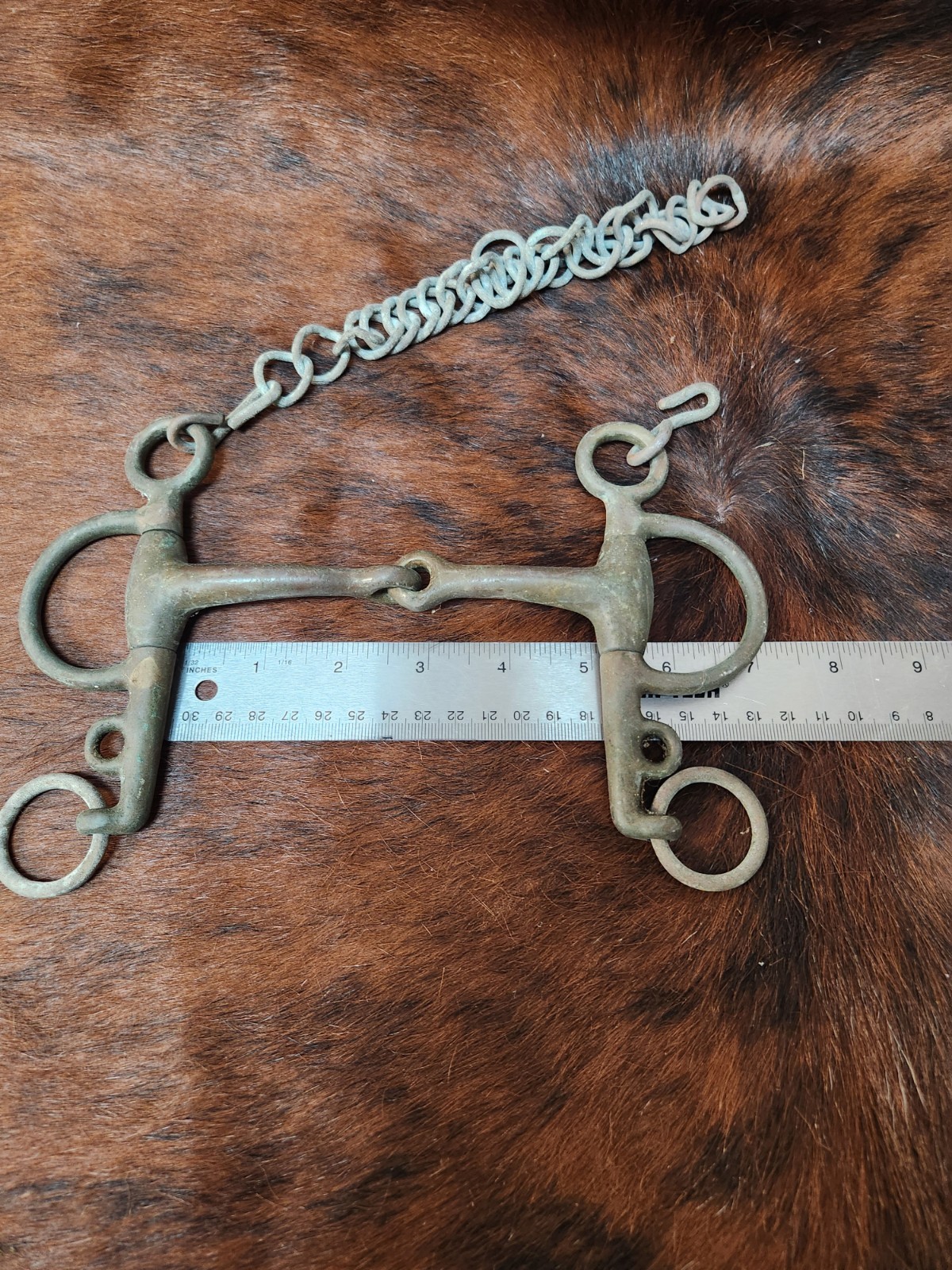 5  INCH SNAFFLE PELHAM USED TACK