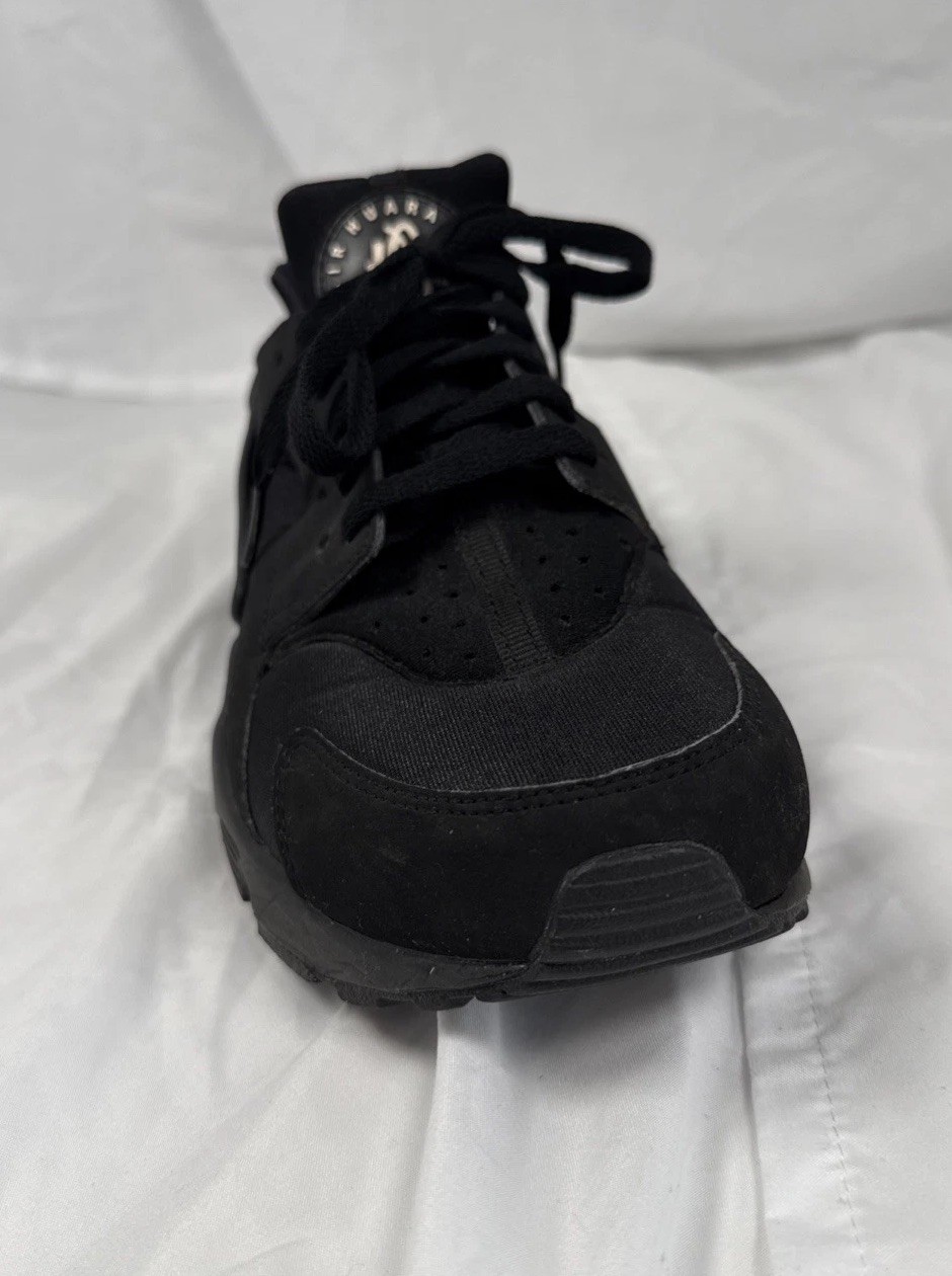 Nike Air Huarache Triple Black Men’s Running Shoes Sneakers Sz 9 EUC 318429-003