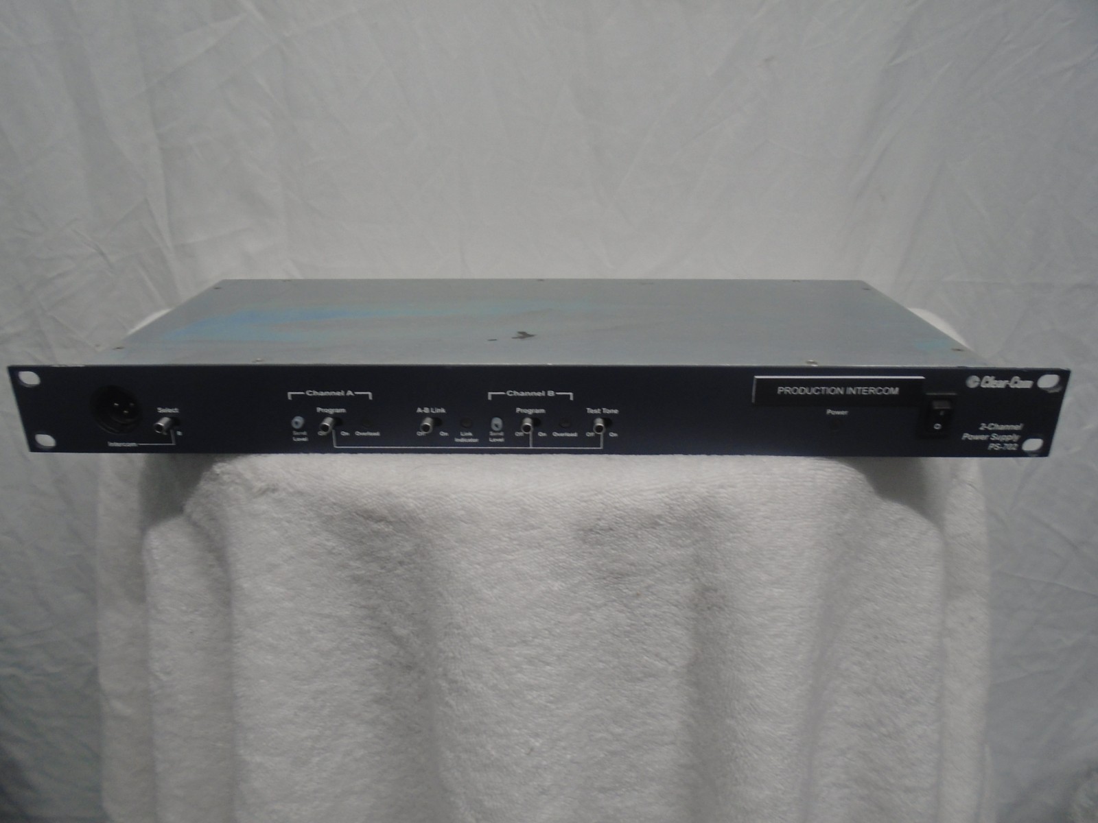 CLEAR COM 2 CHANNEL POWER SUPPLY PS-702 INTERCOM