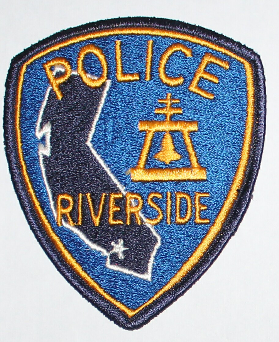 Very Old RIVERSIDE POLICE California CA PD Vintage patch