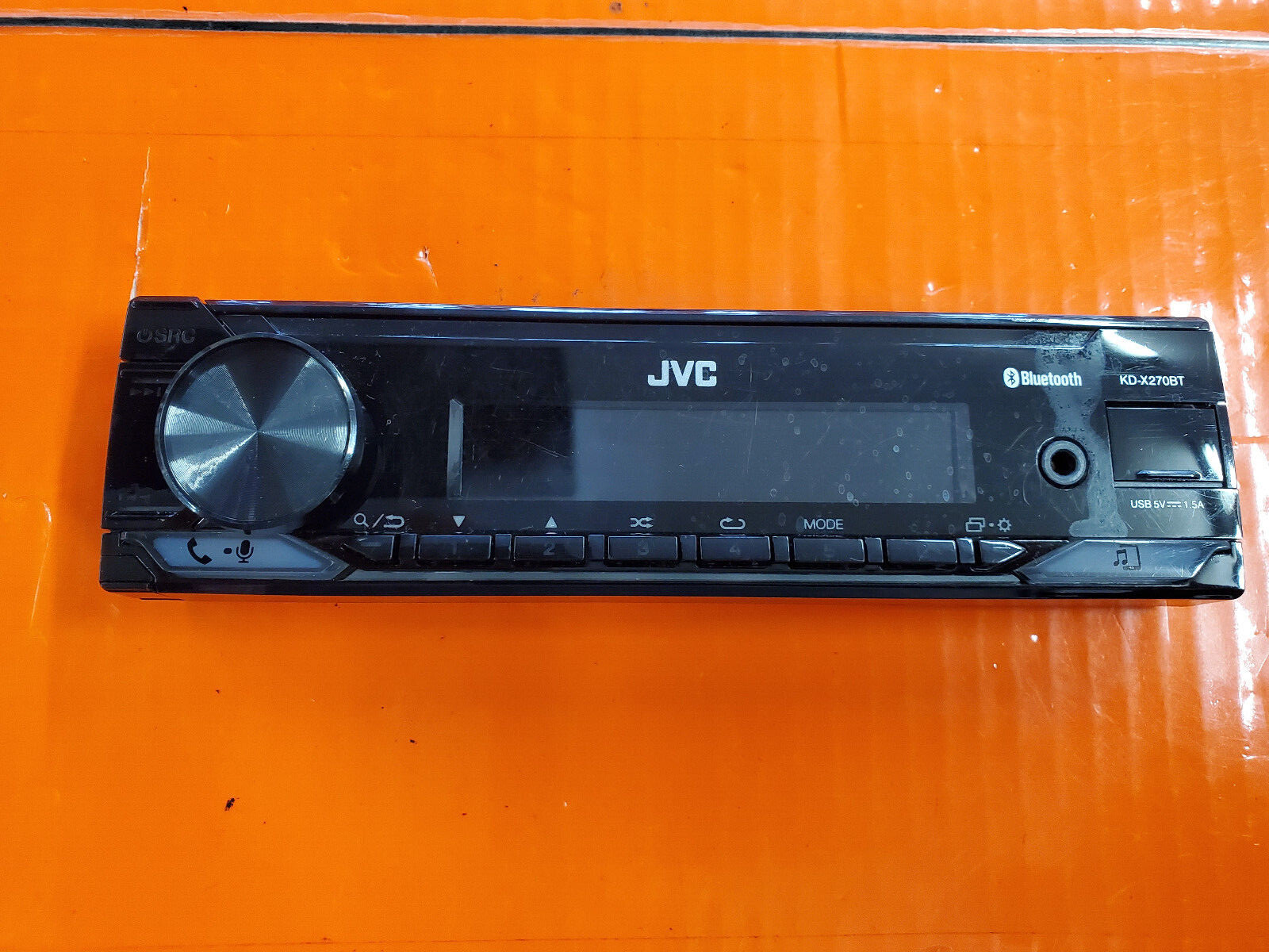 JVC KD-X270BT CAR  STEREO Detachable  FACEPLATE ONLY JVC KD-X270BT FACEPLATE OEM