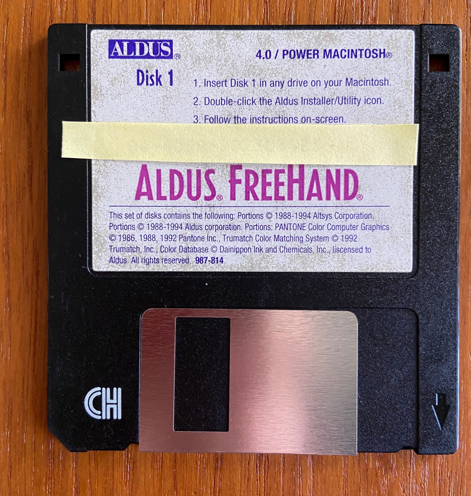 Aldus FreeHand 4.0 for Power Macintosh • Includes a "Quick Startup Guide" • 1994
