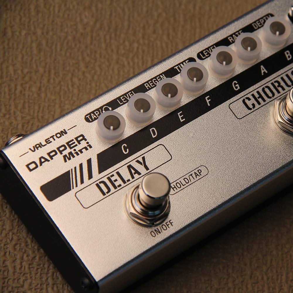 Dapper Mini Stage Session Gigging Gear Overdrive Distortion Chorus Delay Guitar