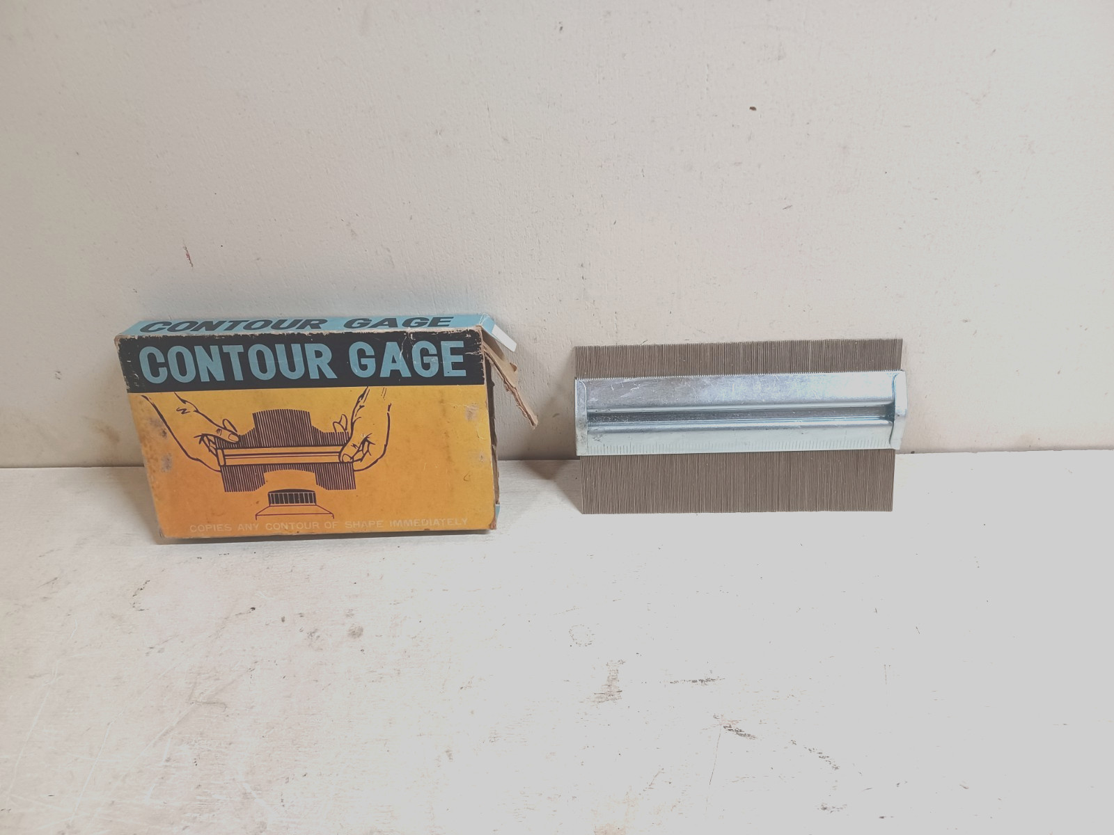 Vintage Carpenter Contour Gage 6 IN. Made In Japan