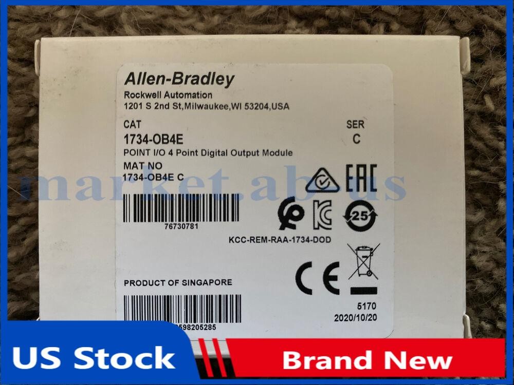 Allen Bradley 1734-OB4E C 4Point Output Module new in box 1734OB4E AB
