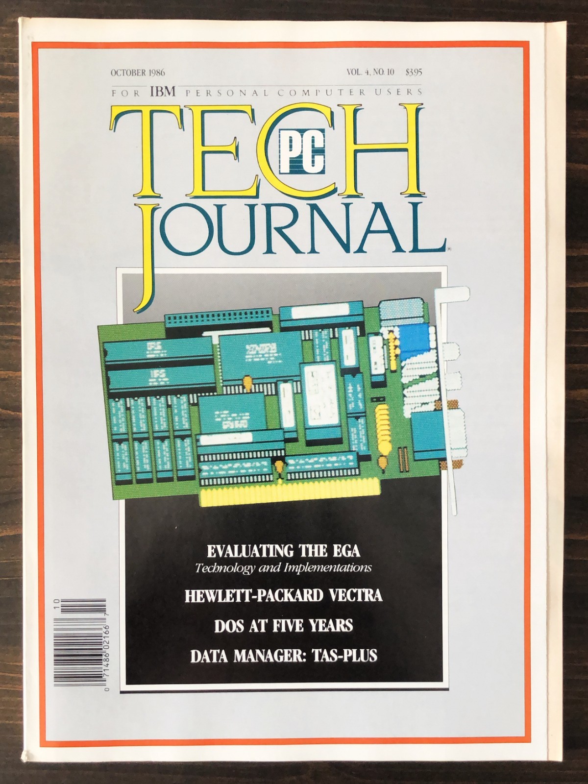PC Tech Journal Magazine, 1986 October, Vol. 4 No. 10  IBM Personal Computer