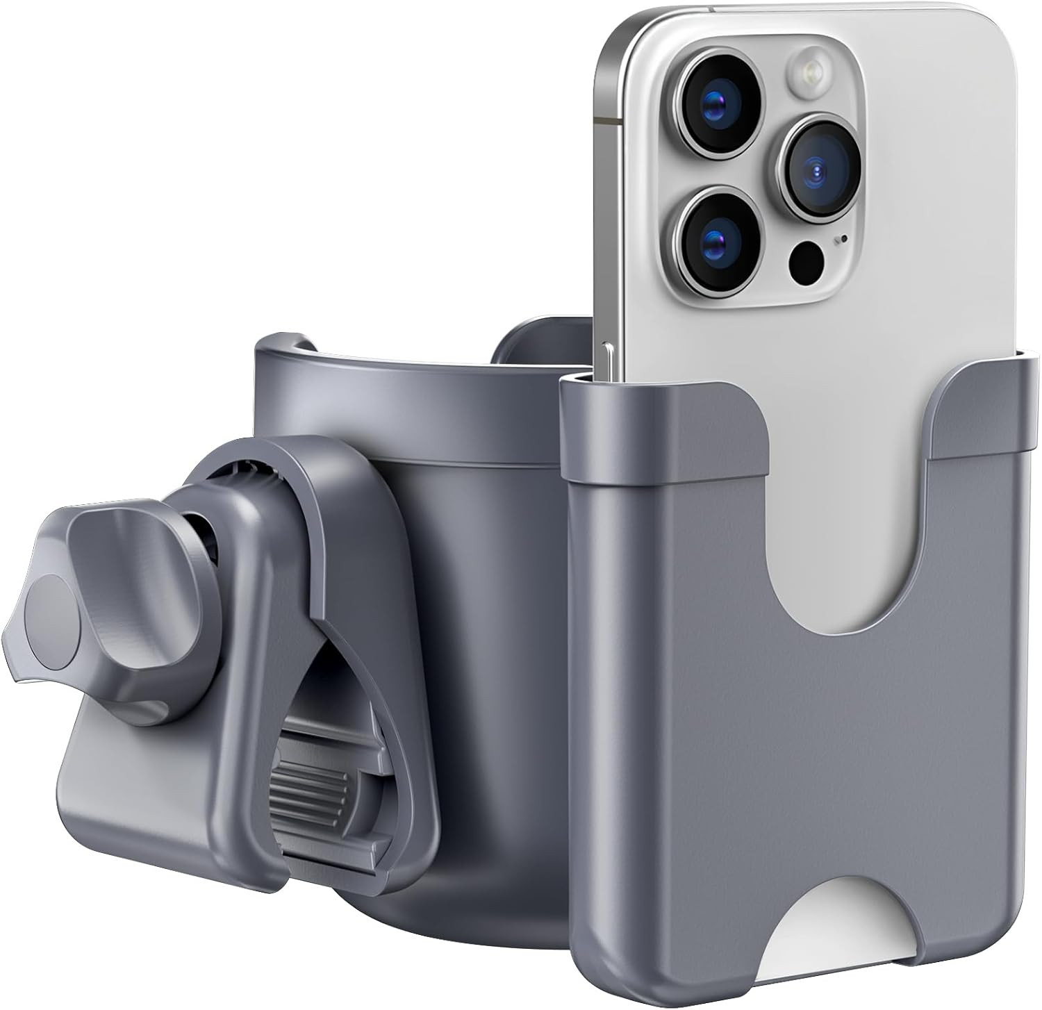 Walker Cup Holder with Phone Holder, Stroller Wheelchair Bike Accessories | Univ